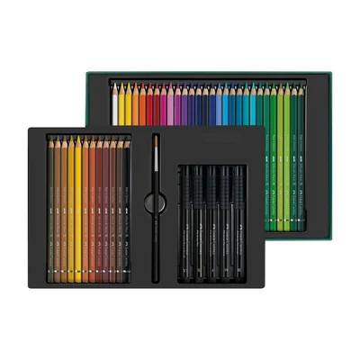 Faber-Castell Комплект моливи Albrecht Durer и тънкописци Pitt, 46 части