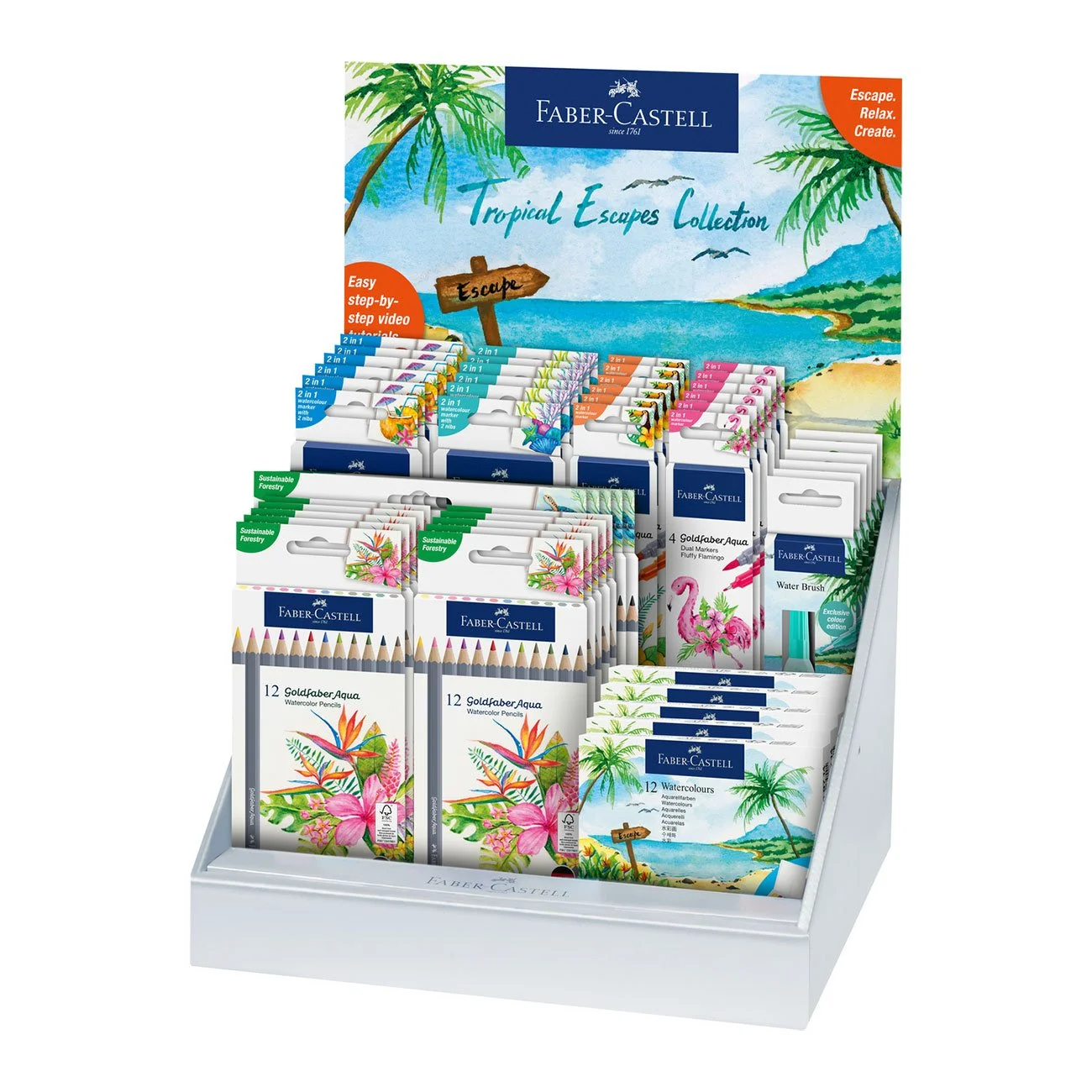 Faber-Castell Дисплей Tropical, настолен