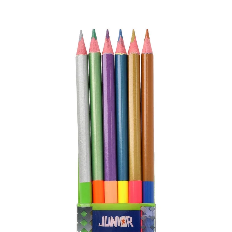 Цветни моливи Junior Ultra Special, двойни, 12 цвята