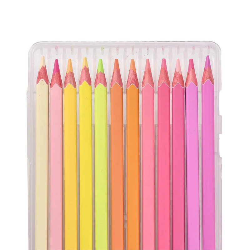 Цветни моливи Junior Ultra Square, залез, 12 цвята