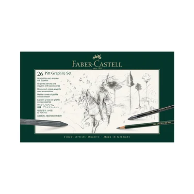 Faber-Castell Комплект моливи Pitt Graphite, 26 броя в кутия