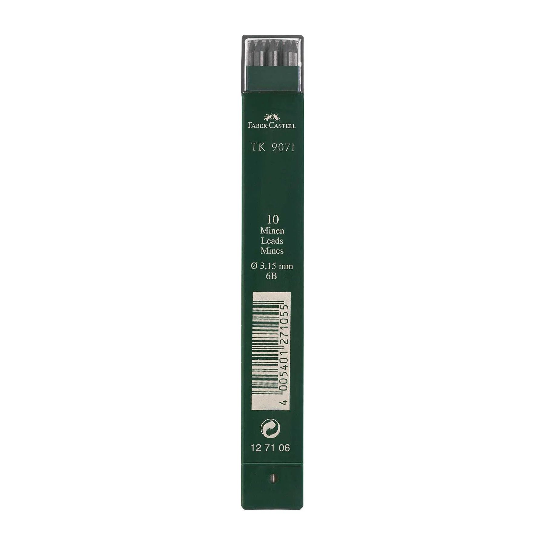 Faber-Castell Графит за верзатил, 3.15 mm, 6B, 10 броя