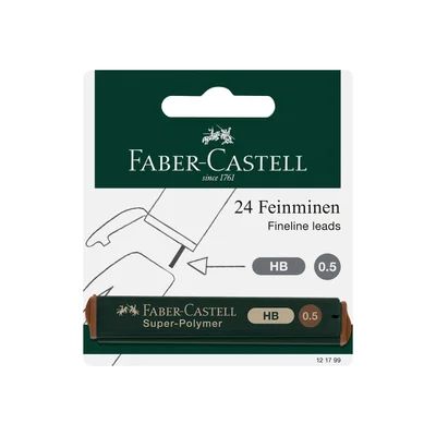 Faber-Castell Мини графити, HB, 0.5 mm, 2 опаковки в блистер