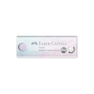 Faber-Castell Гума Dust Free, пастелни цветове, асорти