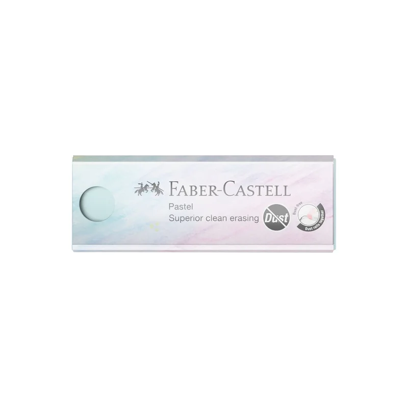 Faber-Castell Гума Dust Free, пастелни цветове, асорти