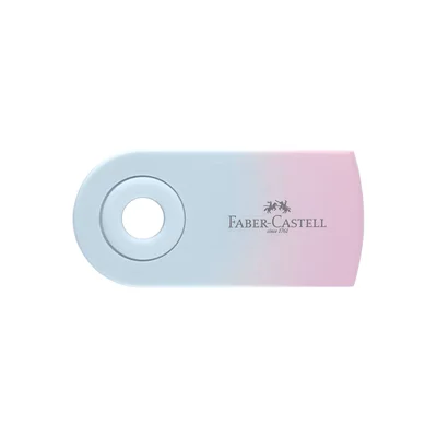 Faber-Castell Гума за молив Flow, с ръкав, мини, асорти