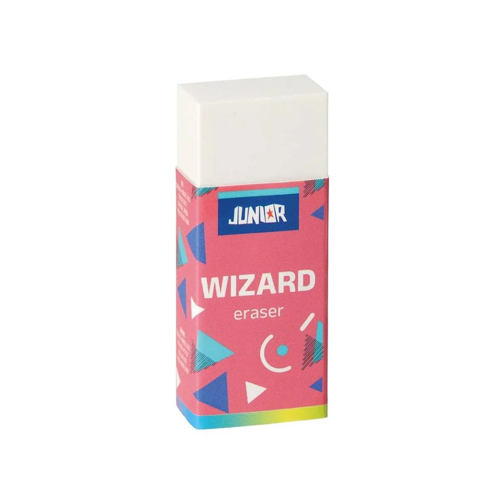 Гума за молив Junior Wizzard, голяма, асорти