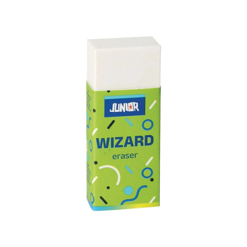 Гума за молив Junior Wizzard, голяма, асорти