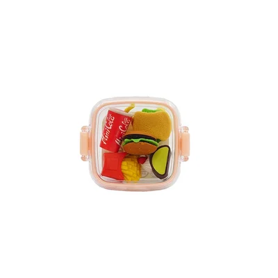 Гуми за молив Sazio Pixi Box, храна, в кутийка, асорти