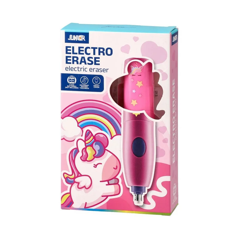 Електрическа гума Junior Electro Erase, розова