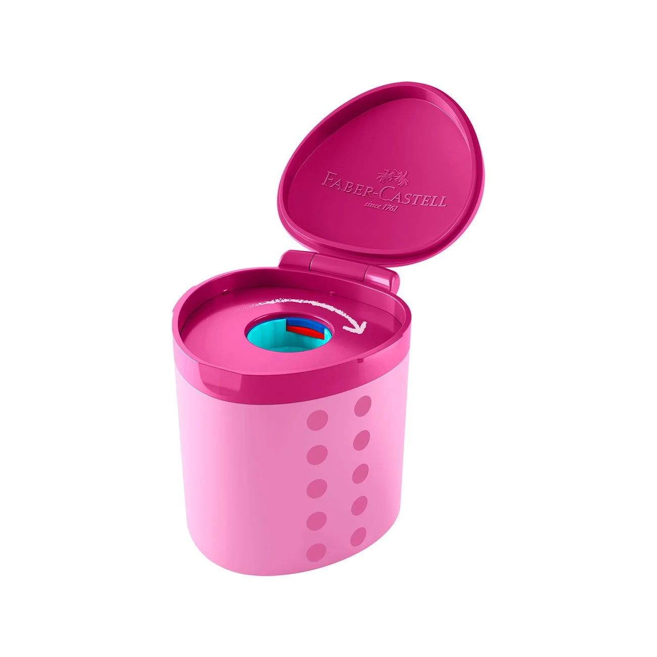 Faber-Castell Острилка Grippy, единична, розова