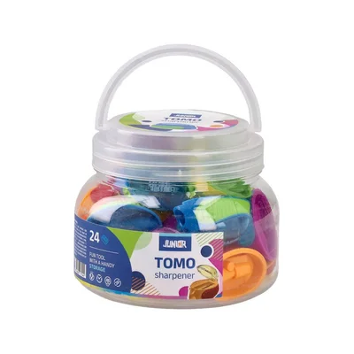 Острилка Junior Tomo, с капаче, асорти