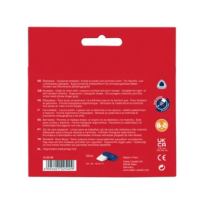 Faber-Castell Пастели Jumbo Grip, 12 цвята