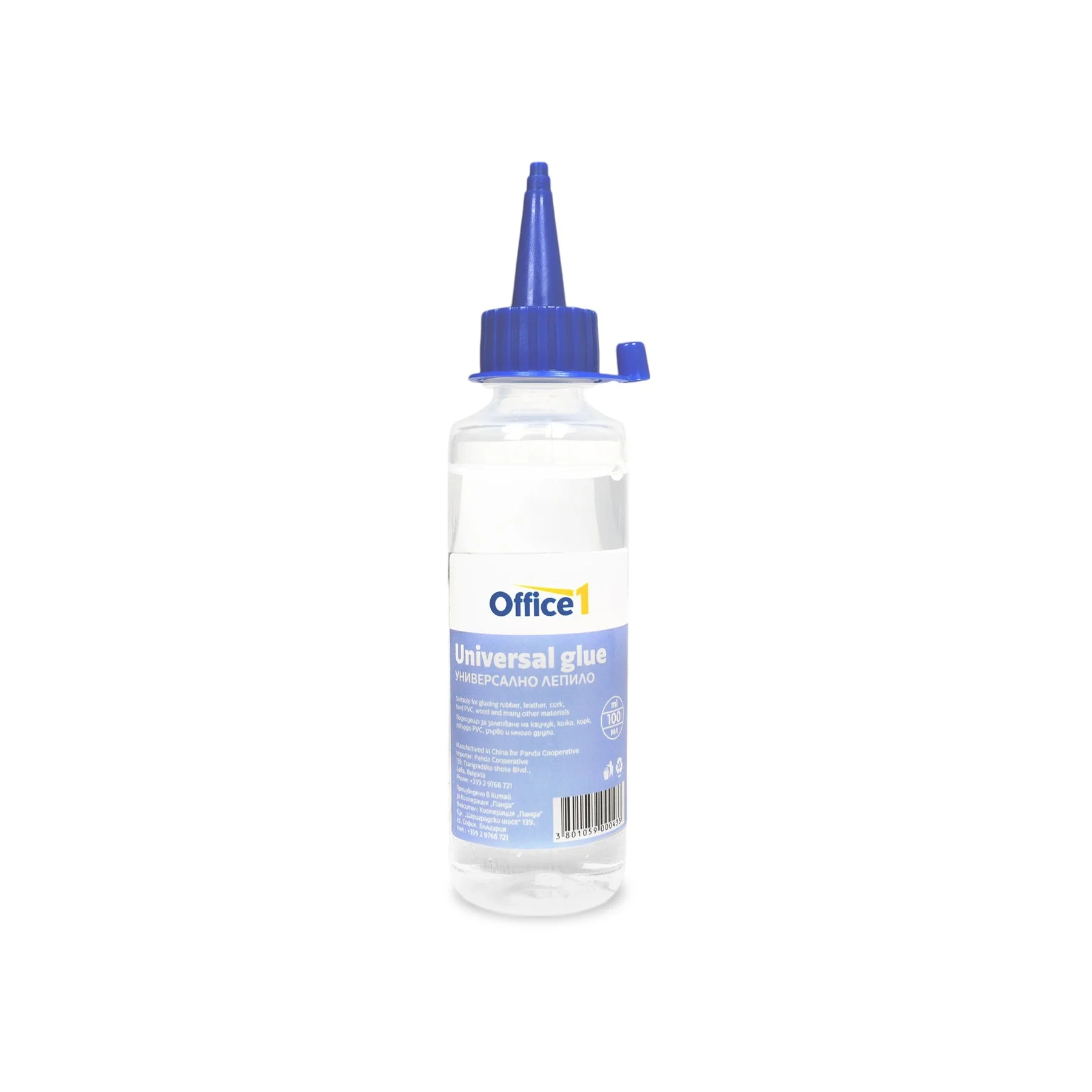 Office 1 Силиконово лепило, универсално, 100 ml