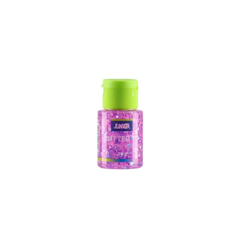 Течно лепило Junior Glitter Tix, с брокат, 40 g, асорти