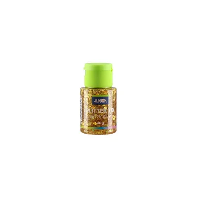 Течно лепило Junior Glitter Tix, с брокат, 40 g, асорти