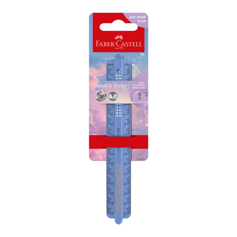 Faber-Castell Линия Sparkle, нечуплива, 15 cm, асорти