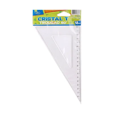Триъгълник Sazio Cristal T, 60°, 18 cm