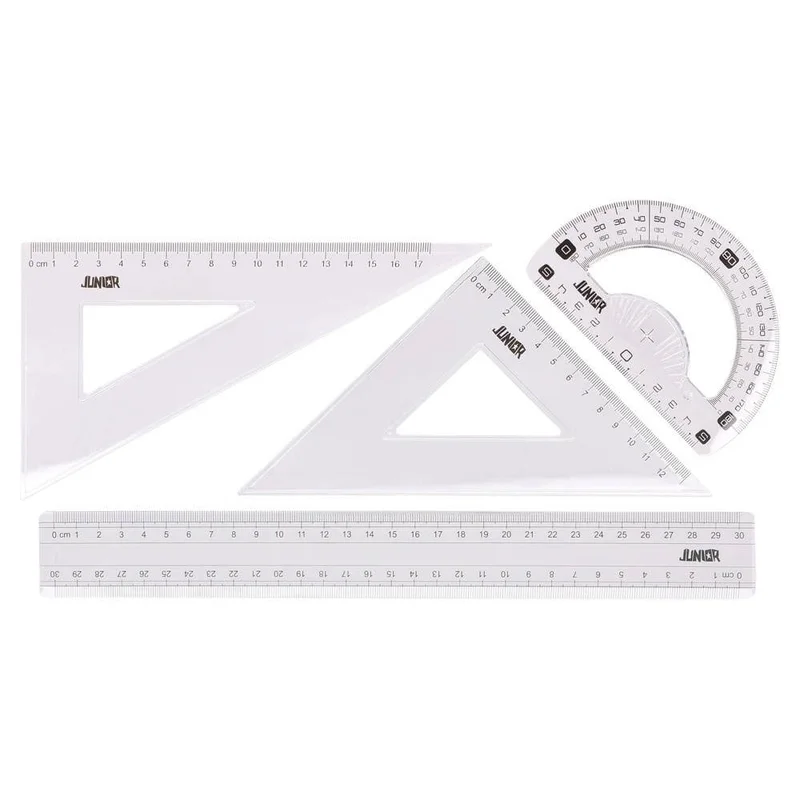 Чертожен комплект Junior Study Classic, 30 cm, 4 части