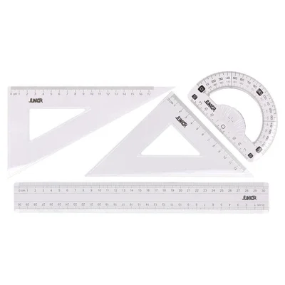 Чертожен комплект Junior Study Classic, 30 cm, 4 части