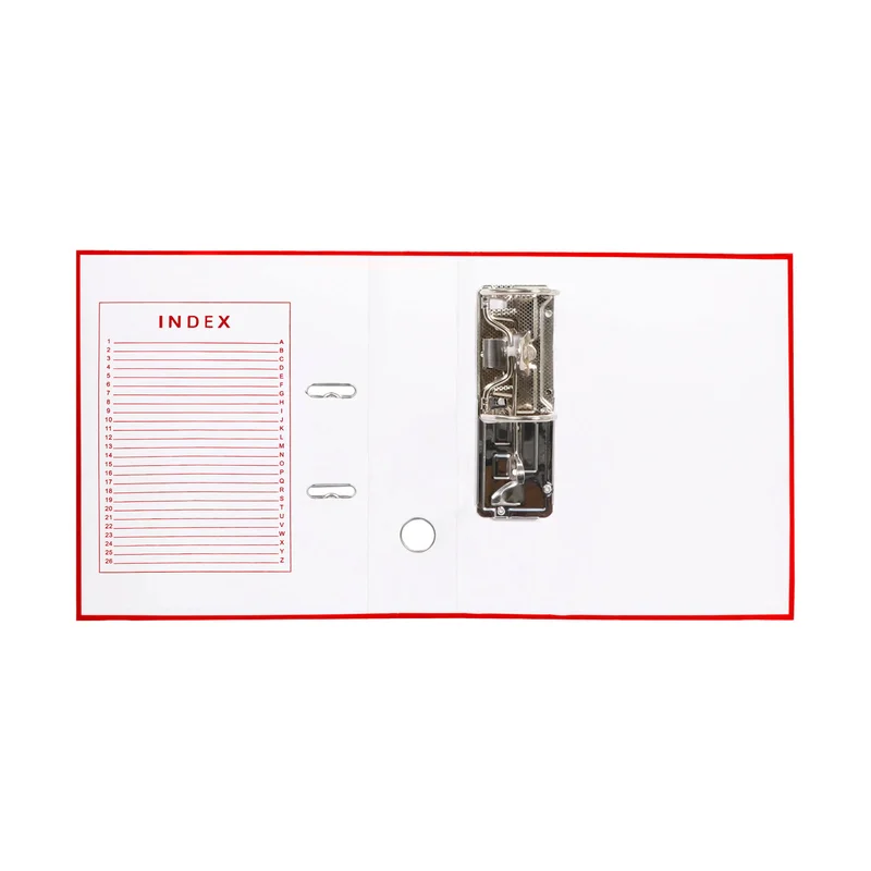 Top Office Класьор, 5 cm, PP, червен