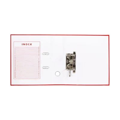 Top Office Класьор, 5 cm, PP, червен