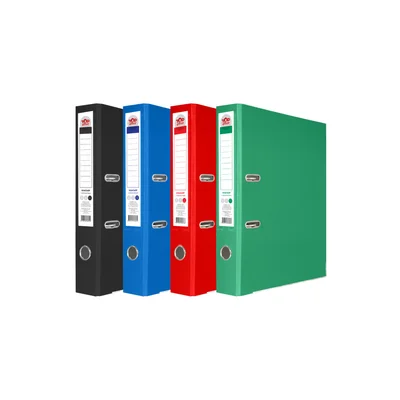 Top Office Класьор, 5 cm, PP, с метален кант, зелен
