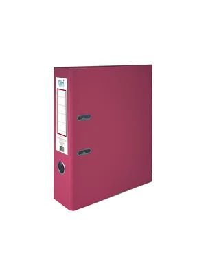 Colori Класьор, 8 cm, PP, с метален кант, несглобен, бордо, 50 броя