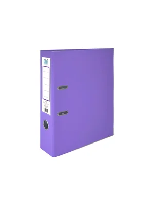 Colori Класьор, 8 cm, PP, с метален кант, несглобен, лилав, 50 броя