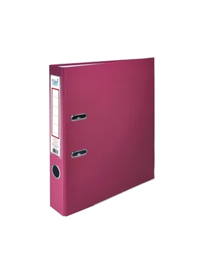 Colori Класьор, 5 cm, PP, с метален кант, несглобен, бордо, 50 броя