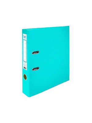 Colori Класьор, 5 cm, PP, с метален кант, несглобен, аквамарин, 50 броя