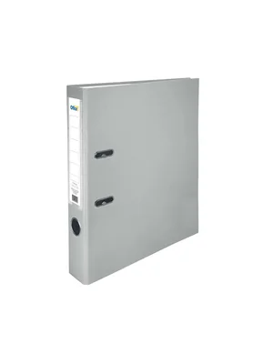 Office 1 Класьор, 5 cm, PP, несглобен, сив, 50 броя