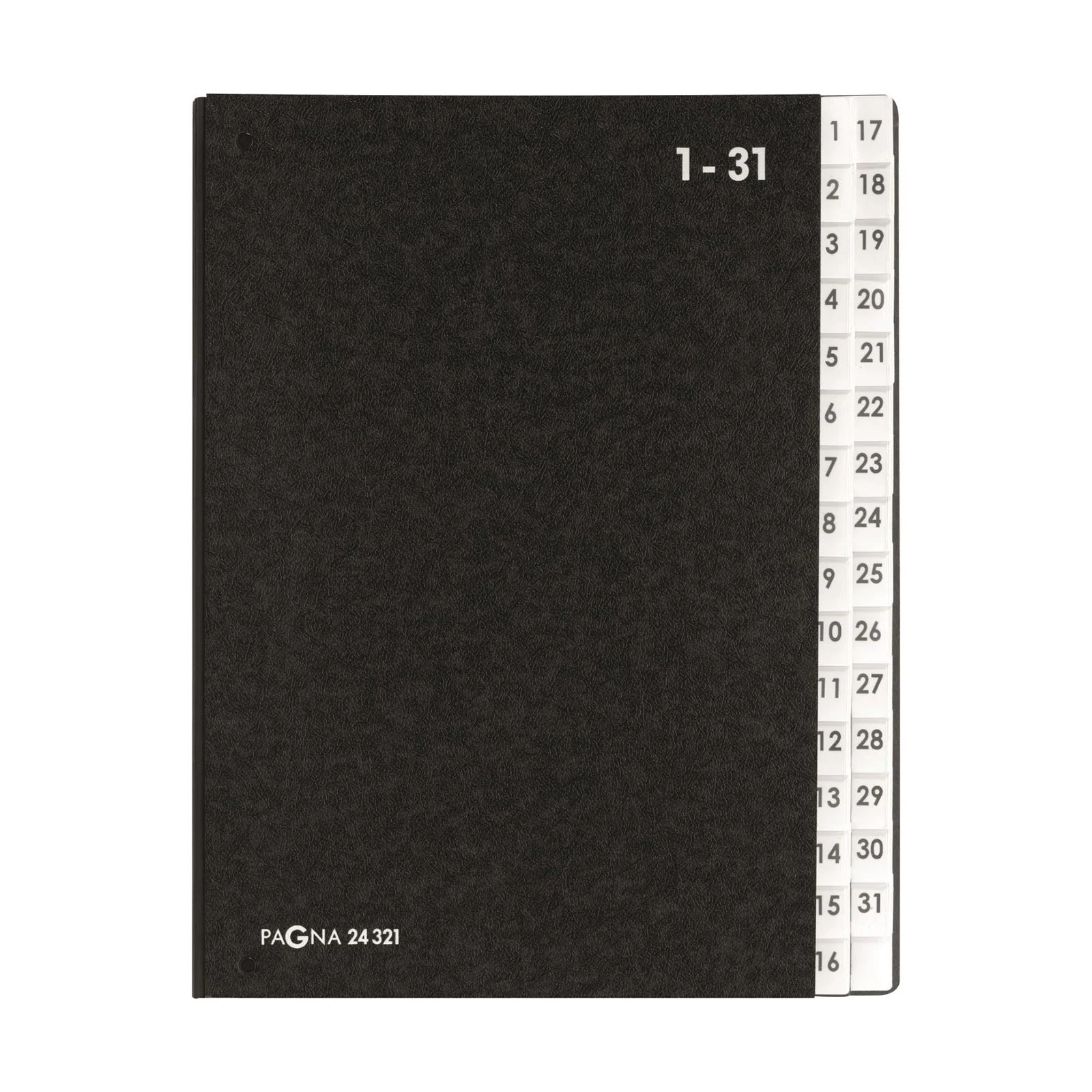 Durable Папка Classic, картонена, с 31 разделителя, черна