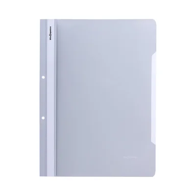 Office 1 Папка, PP, с перфорация, сива, 50 броя