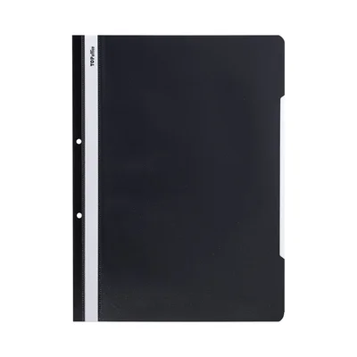 Top Office Папка, PP, с перфорация, черна, 50 броя