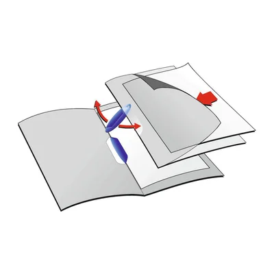 Durable Папка Swingclip 30, A4, черна