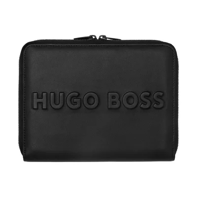 Hugo Boss Конферентна папка Label, А5, с цип, черна