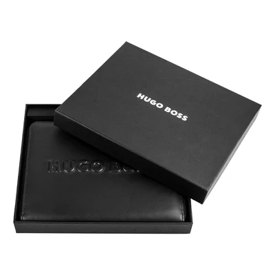 Hugo Boss Конферентна папка Label, А5, с цип, черна