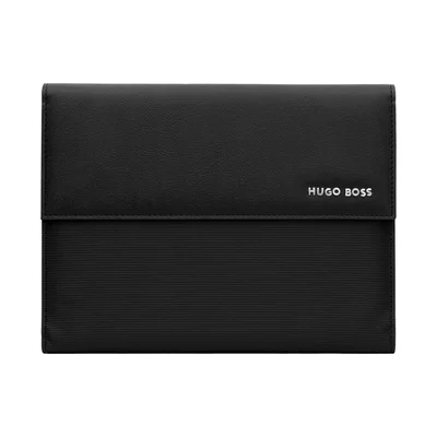 Hugo Boss Конферентна папка Pinstripe, А5, черна