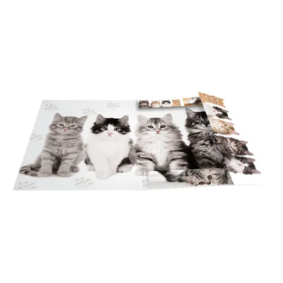 Herma Папка Animals, картонена, с ластик, A4, котки