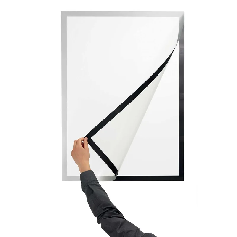 Durable Рамка Duraframe, самозалепваща се, магнитна, A1, сребриста