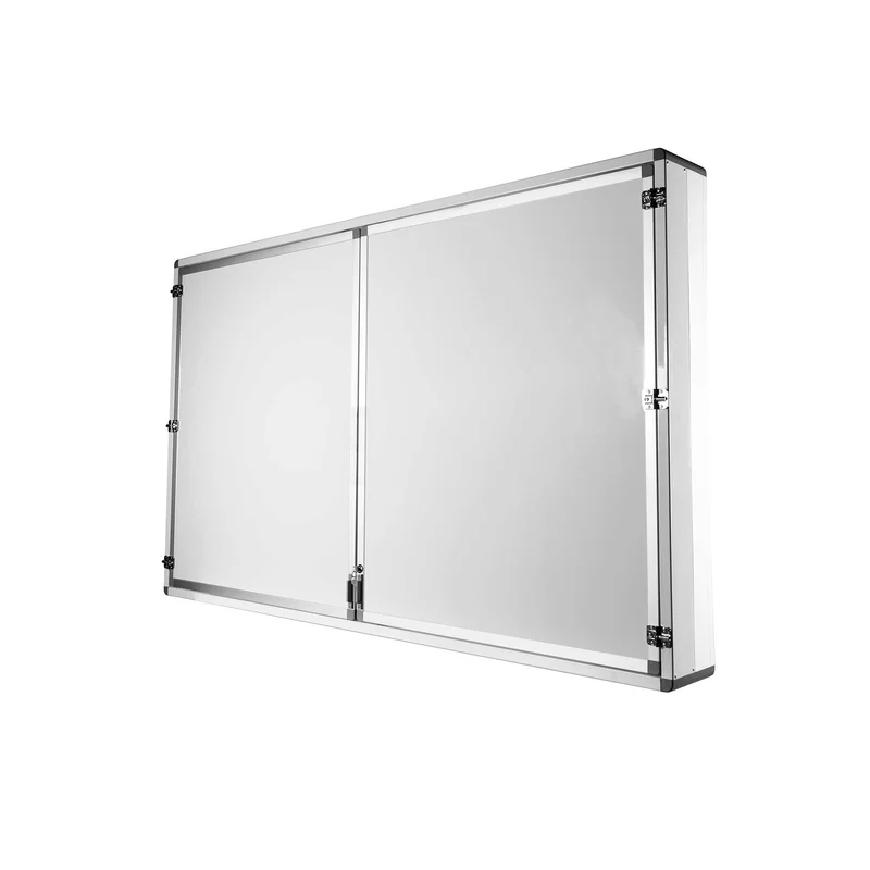 Office 1 Система бяла дъска Wings, магнитна, с 2 крила, за дисплей 75''
