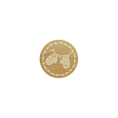 Colop Дисплей Woodies с печати Коледа, 25 броя, с включени 5 тампона, асорти