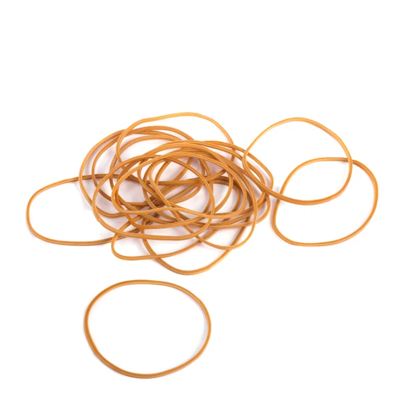 Office 1 Ластици, 90% каучук, диаметър 50 mm, широчина 1.5 mm, 500 g, кафяви