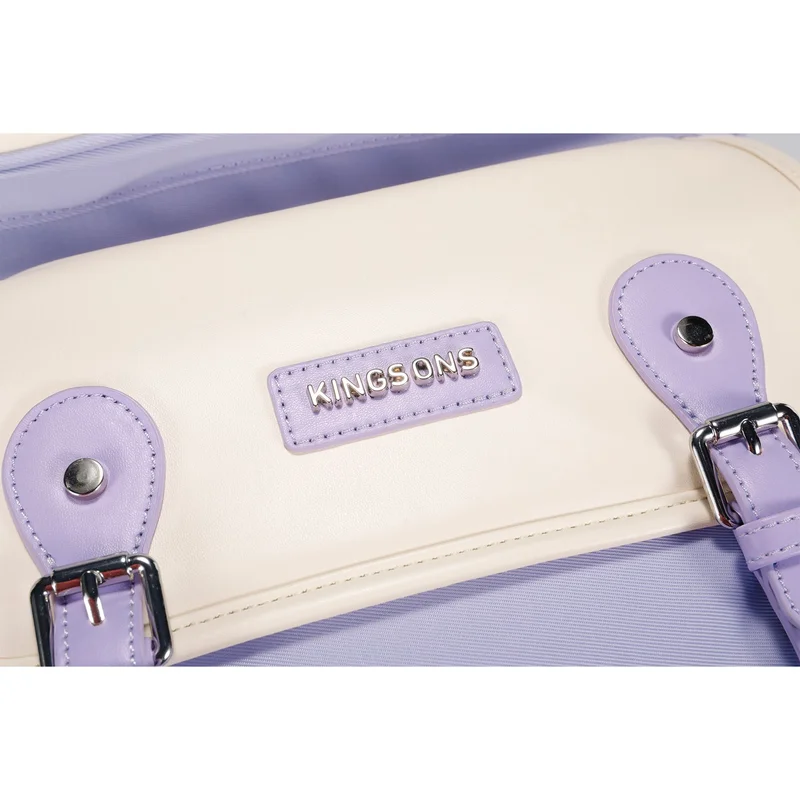 Раница Kingsons Safeback Junior, ученическа, лилава