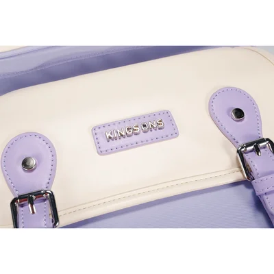 Раница Kingsons Safeback Junior, ученическа, лилава