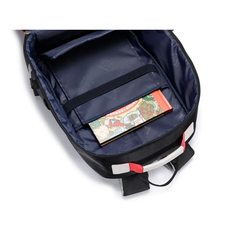 Раница Kingsons Safeback Junior, ученическа, черна