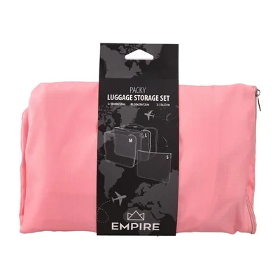 Комплект несесери за пътуване Empire Packy, розови, 3 броя