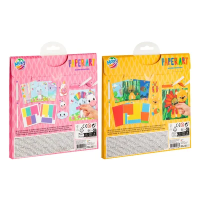 Moxy Изкуство с хартия, асорти, 24 броя