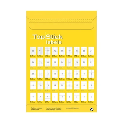 Top Stick Самозалепващи се етикети, A4, 105 х 57 mm, 10 броя, 100 листа